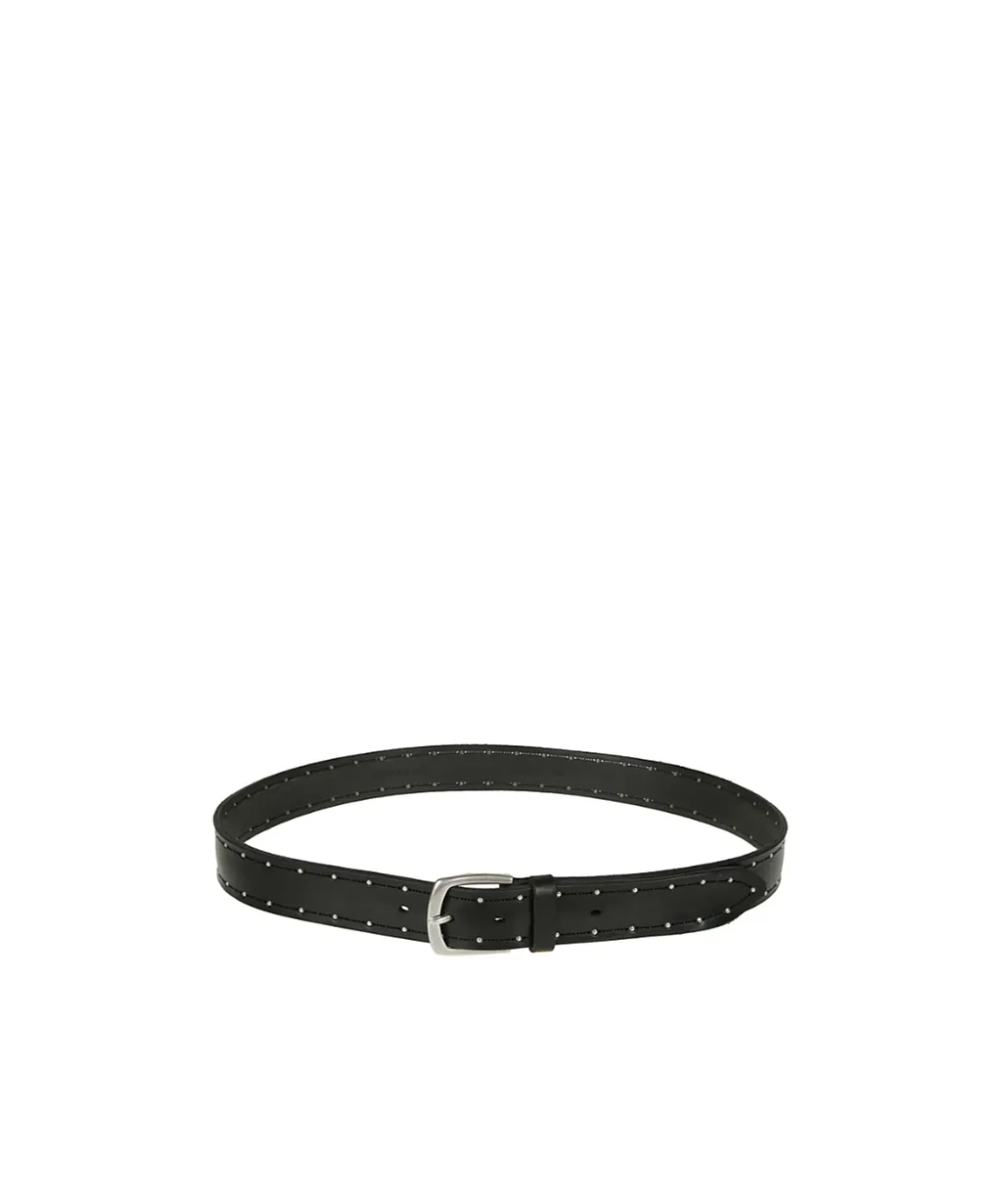 Orciani Studded Leather Belt