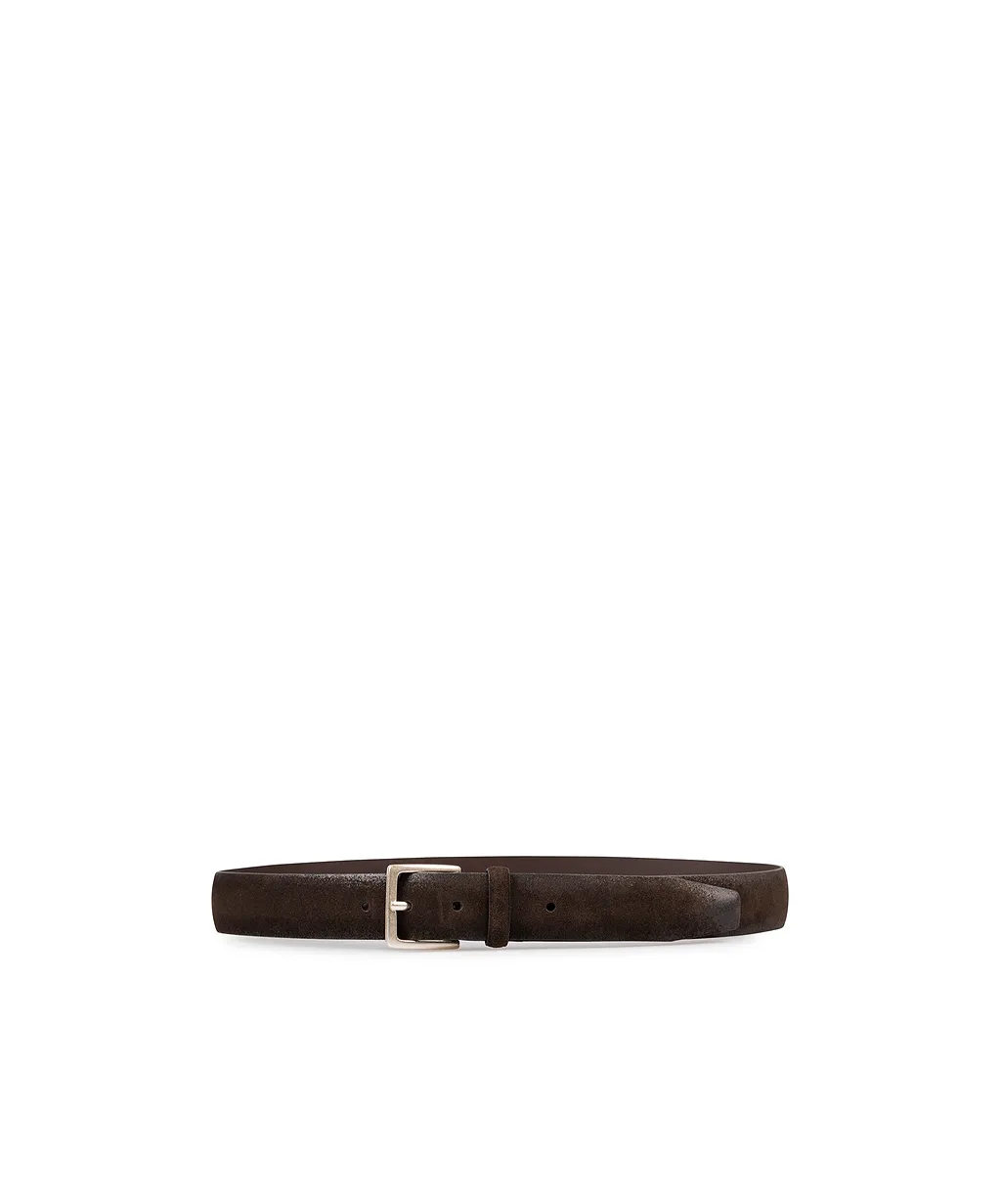 Suede Buckle Belt