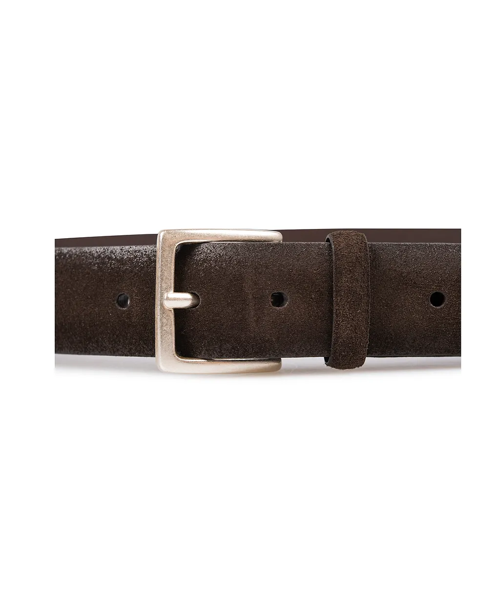 Suede Buckle Belt