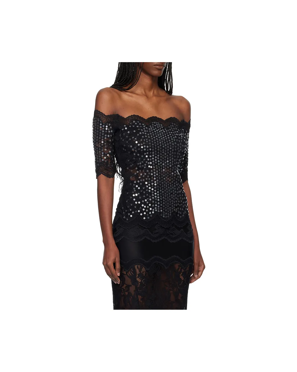 Sequin Lace Top
