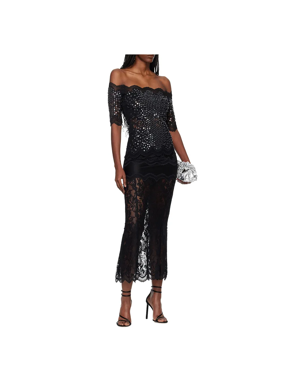 Sequin Lace Top