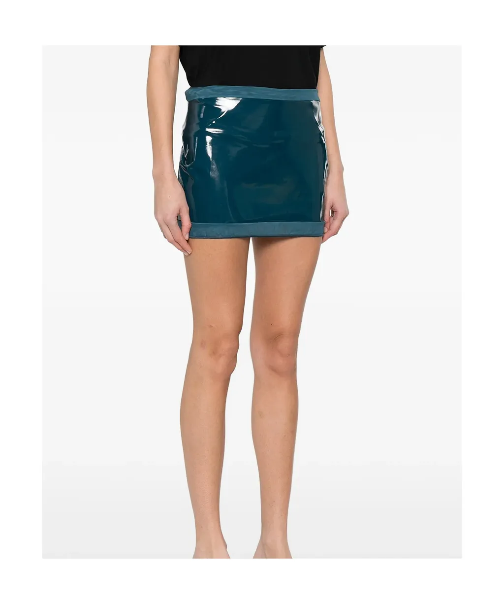 Blue Mini Skirt