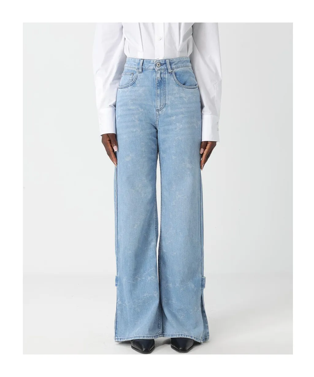 Rabanne Faded Effect Baggy Jeans