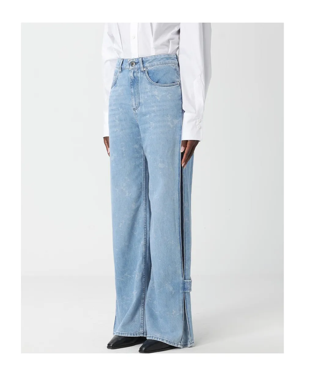 Rabanne Faded Effect Baggy Jeans