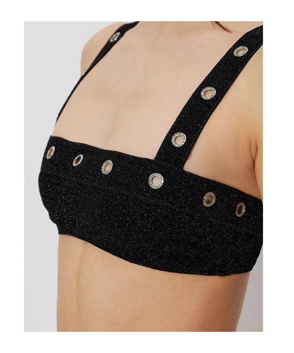 OsÉRee Grommet Bandeau Bikini Set
