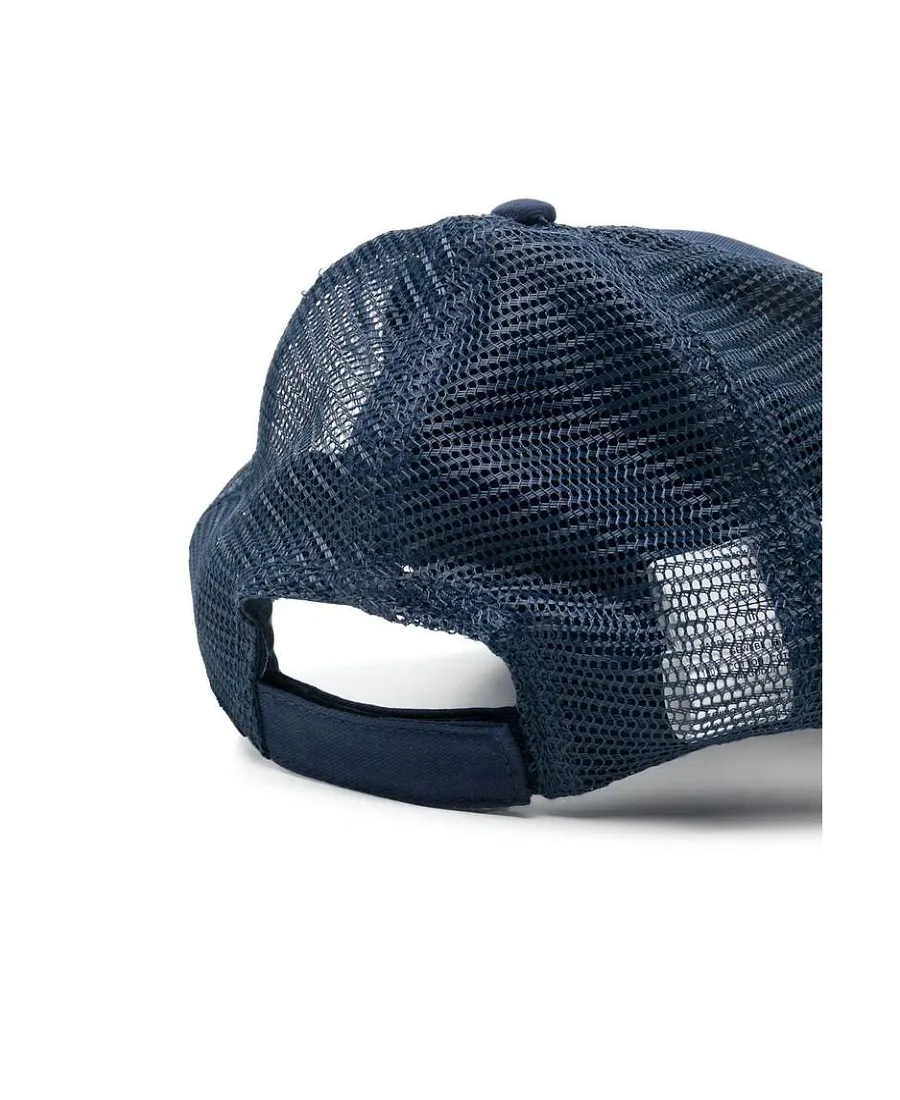 Logo-Embroidered Mesh-Panel Cap