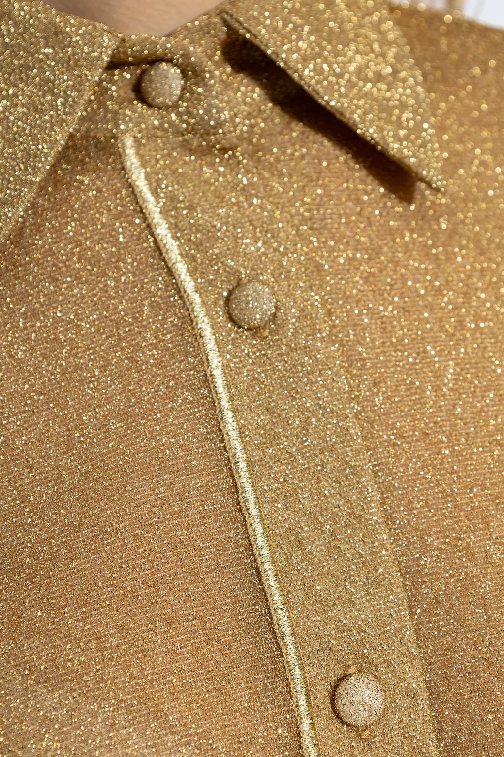 OsÉRee Lumiere Flared-Sleeve Shirt