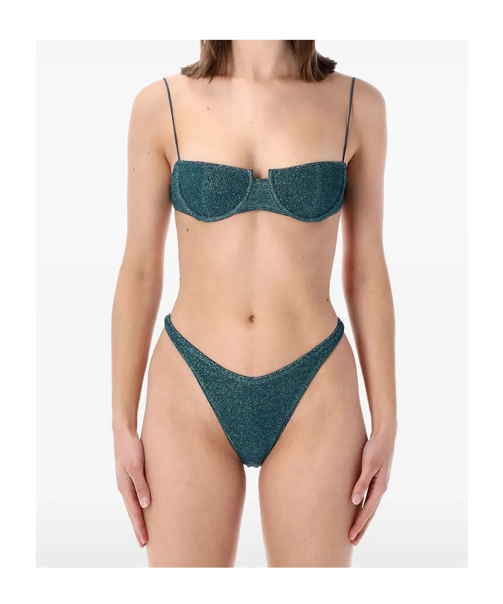 OsÉRee LumiÈRe Balconette Bikini Top Beachwear