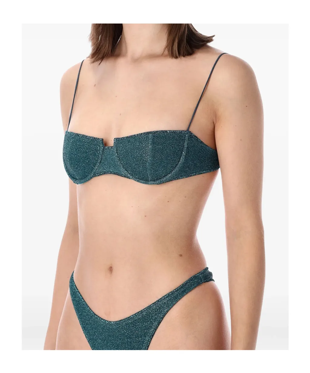 OsÉRee LumiÈRe Balconette Bikini Top Beachwear