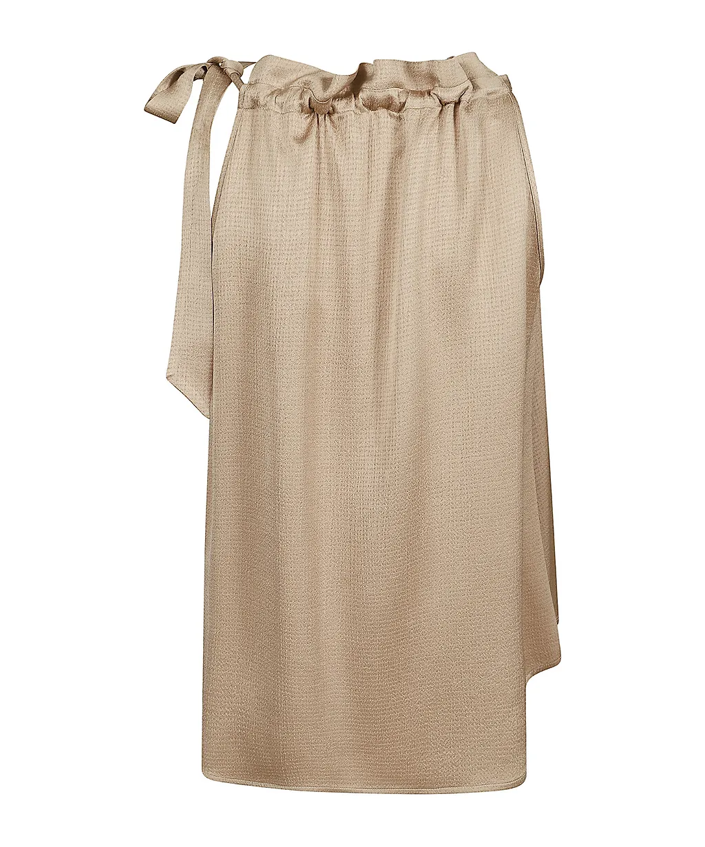 Peserico Drawstring Sleeveless Top