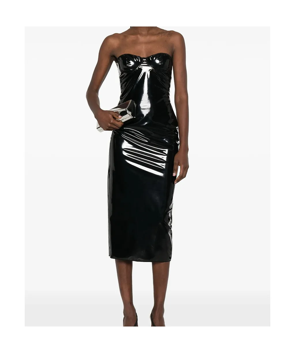 Strapless Midi Dress
