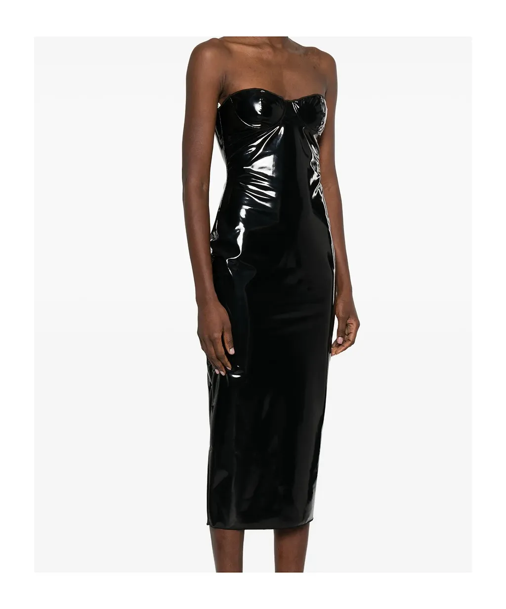 Strapless Midi Dress