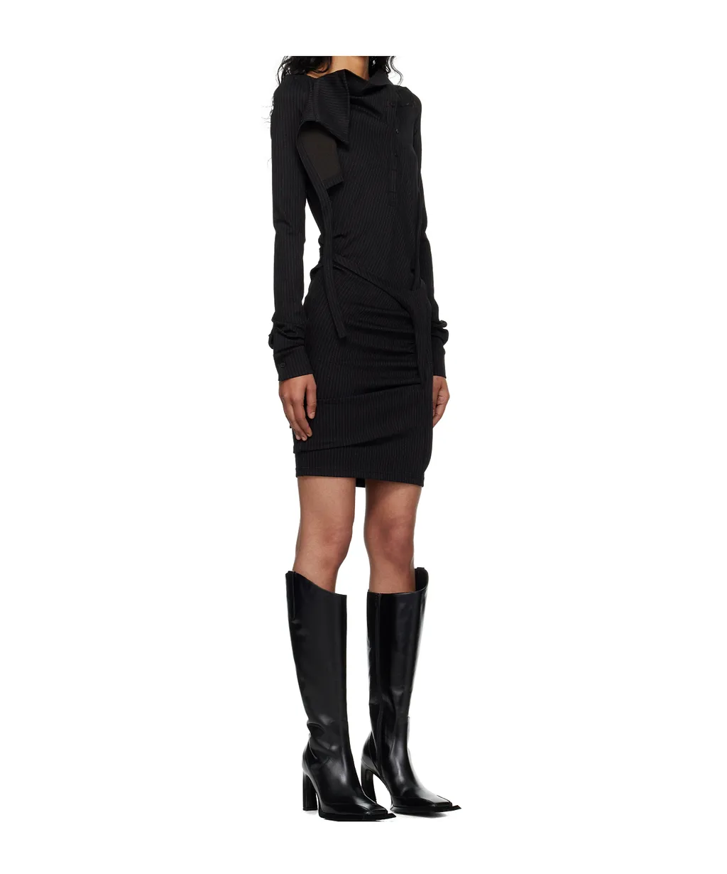 Ada Pinstripe Mini Dress