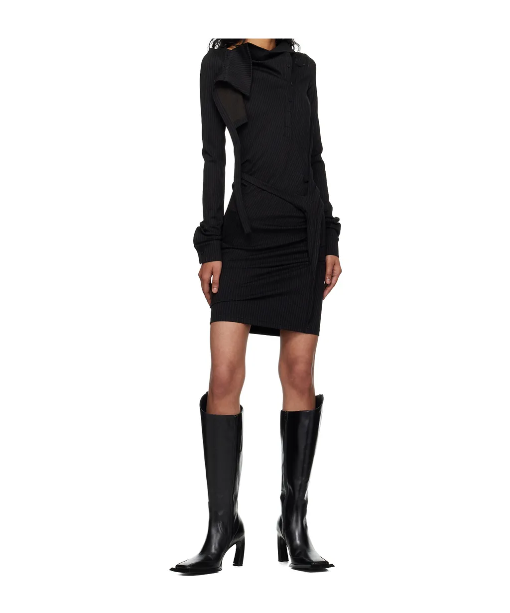 Ada Pinstripe Mini Dress