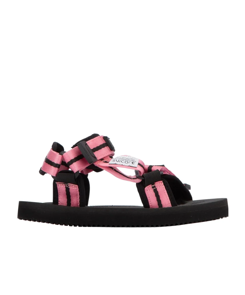 Palm Angels Kids Logo Patch Open Toe Sandals