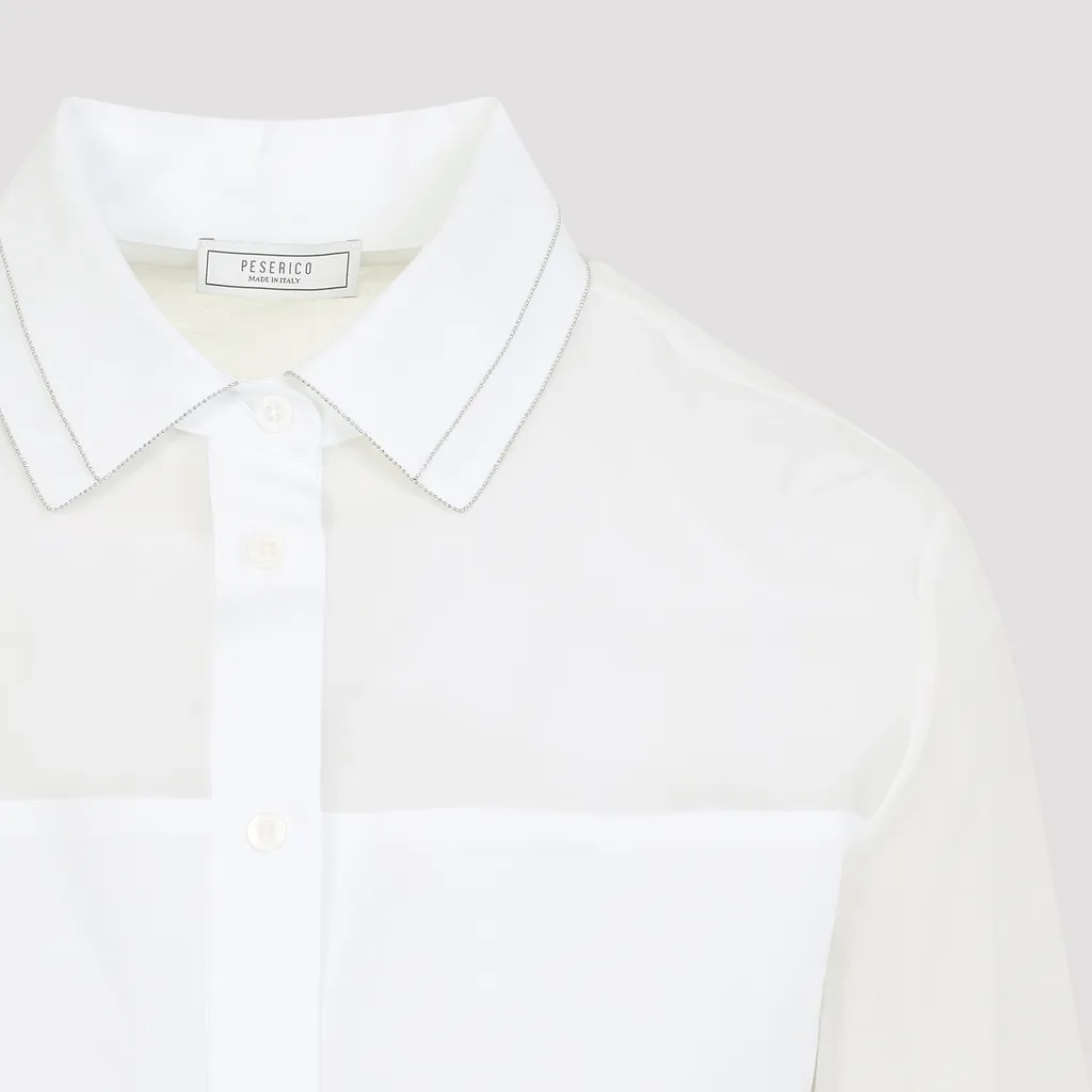 Peserico Sheer Panel Shirt