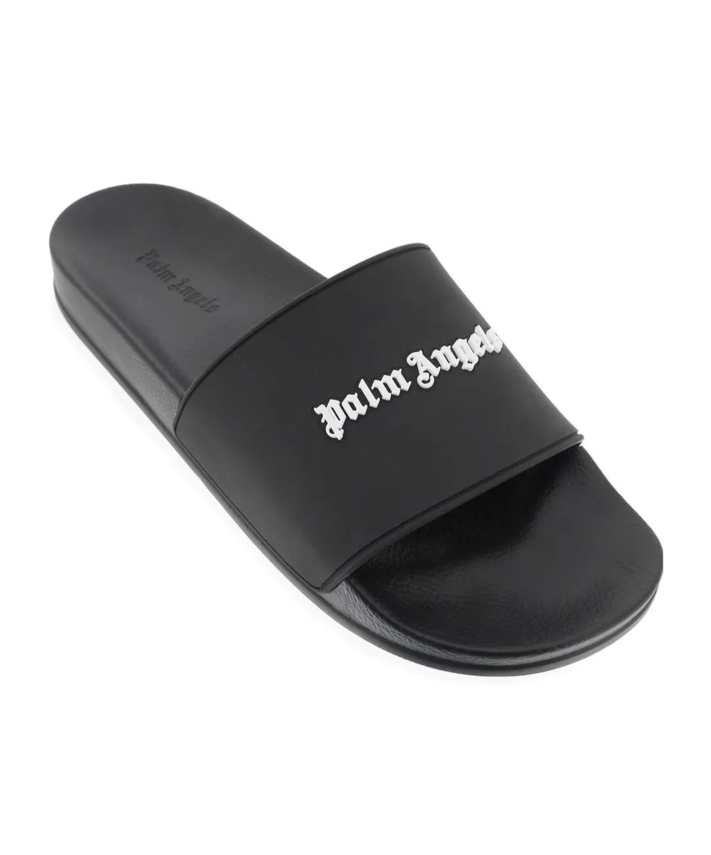 Palm Angels Logo Embossed Slides