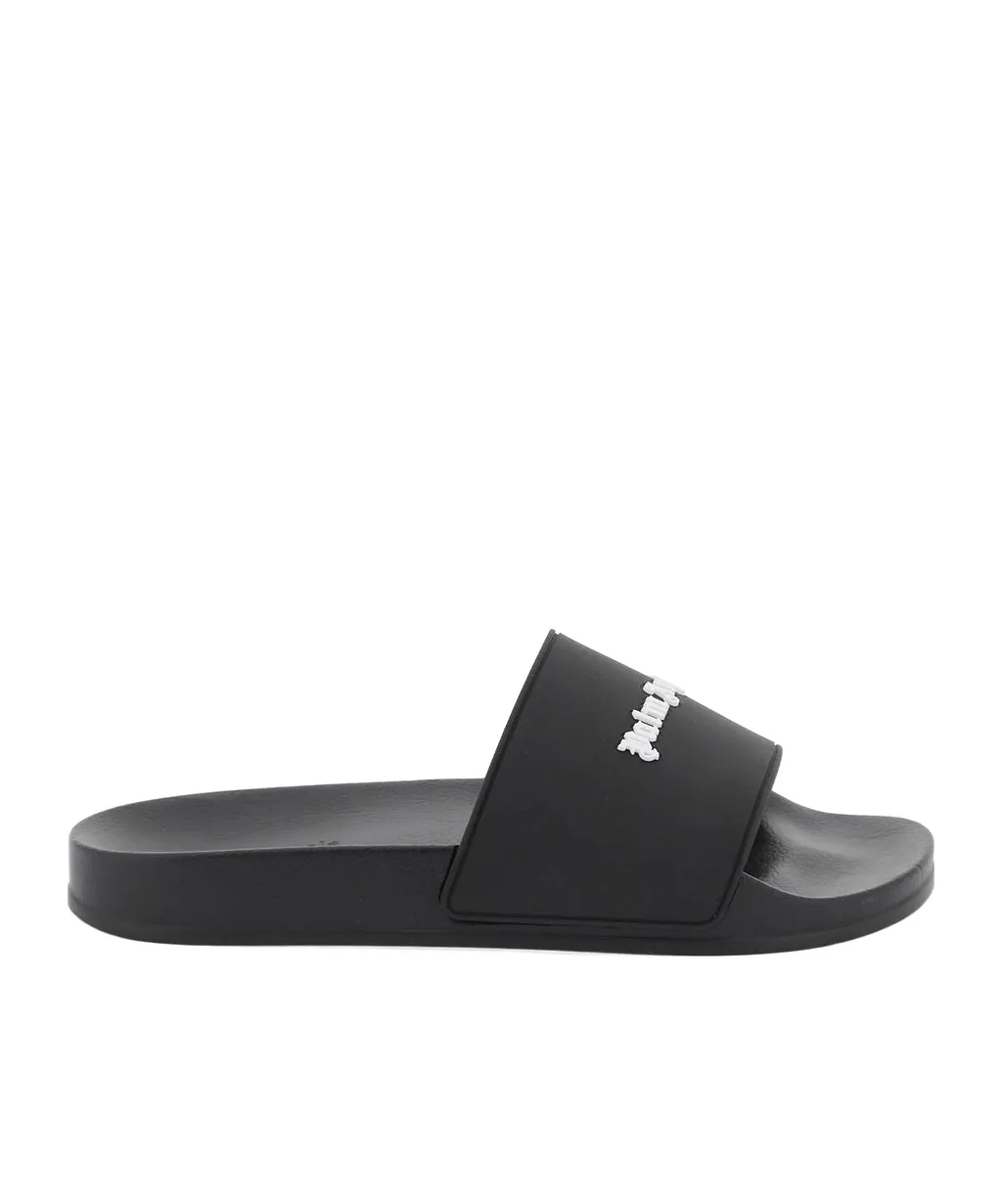 Palm Angels Logo Embossed Slides
