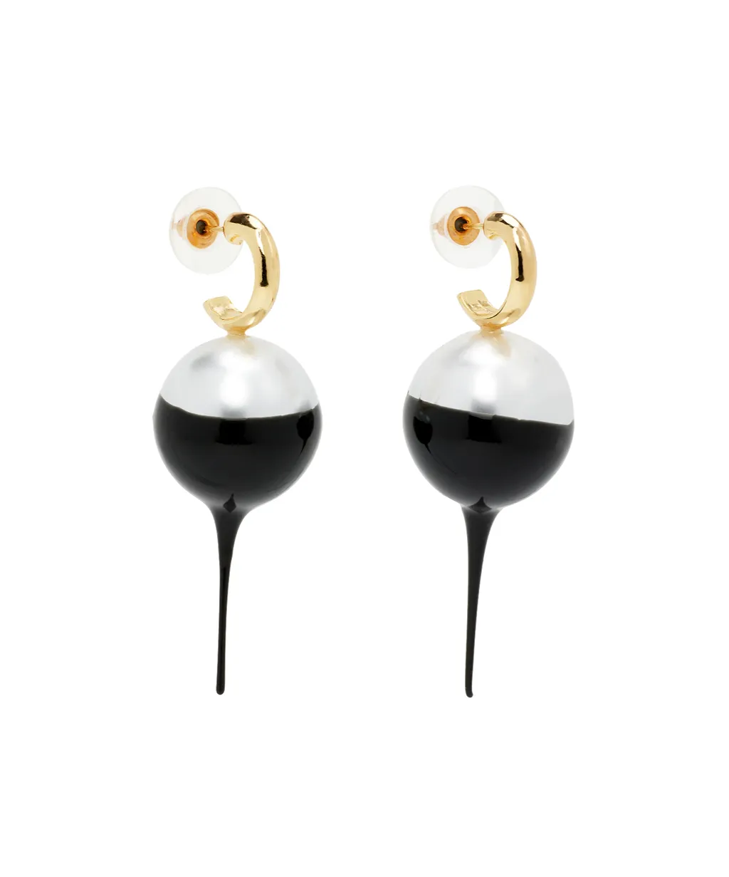 Dipped Pearl Earrings