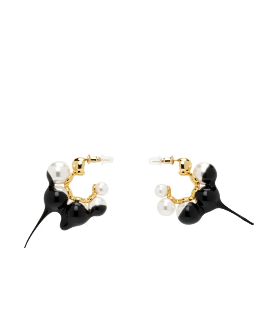 Dipped Pearl Mini Earrings