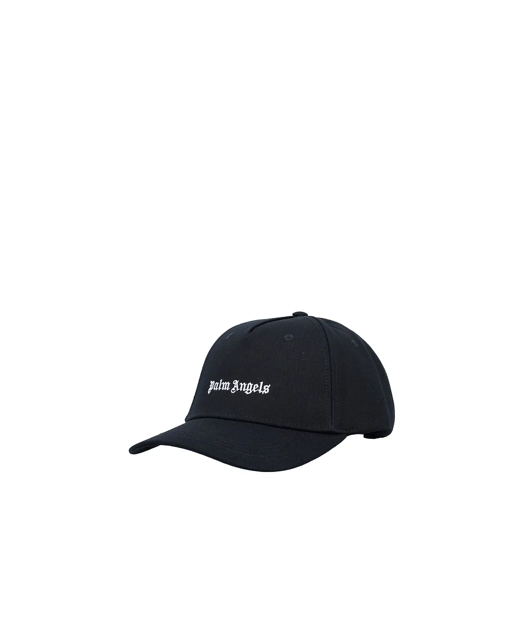 Palm Angels Logo Embroidered Baseball Cap