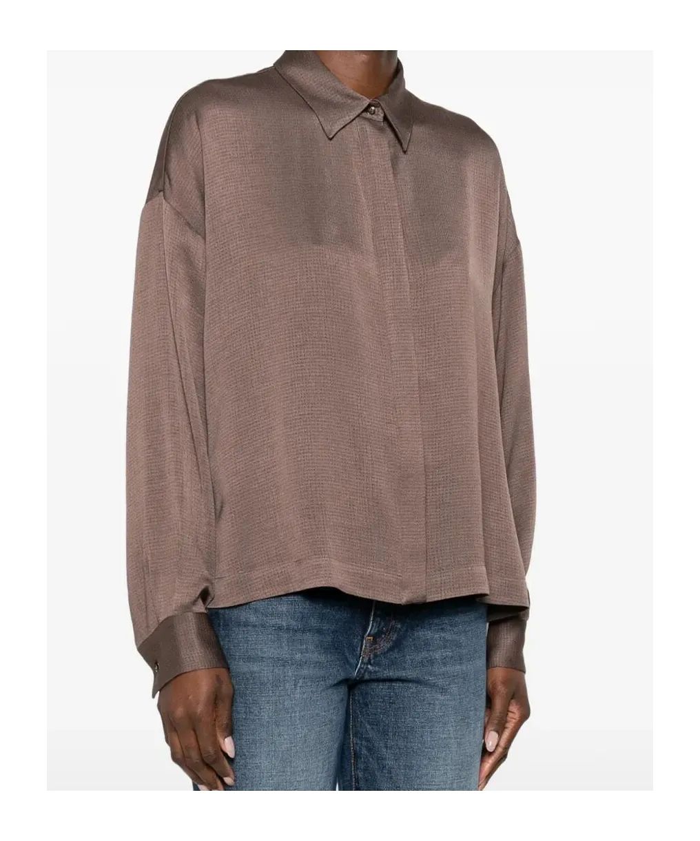 Peserico Textured Long-Sleeve Shirt
