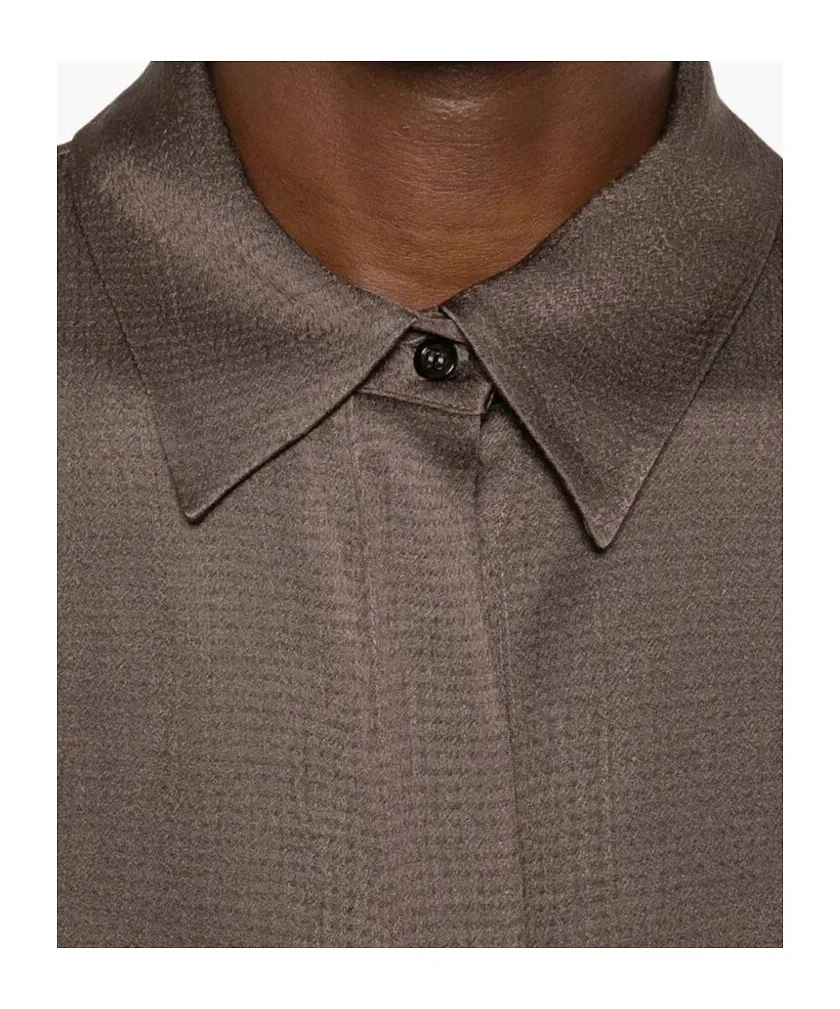 Peserico Textured Long-Sleeve Shirt