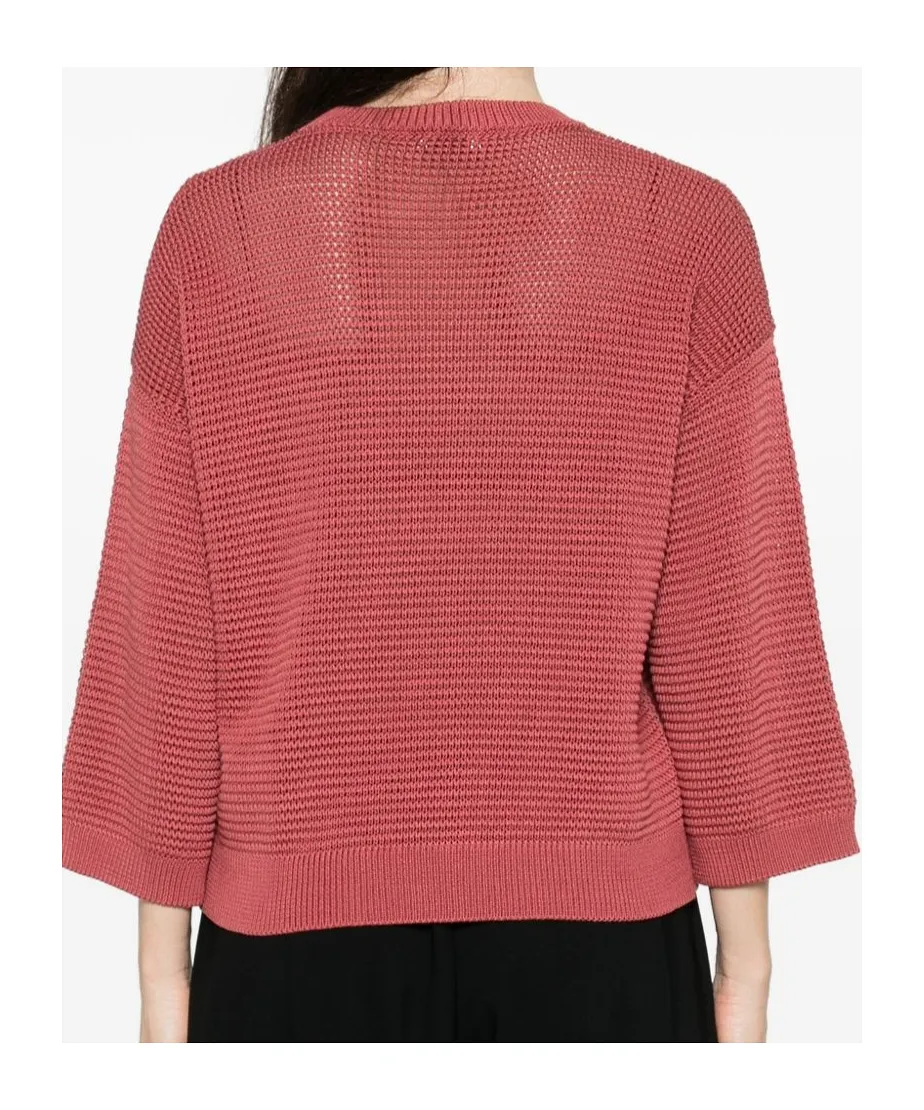 Square-Detail Sweater