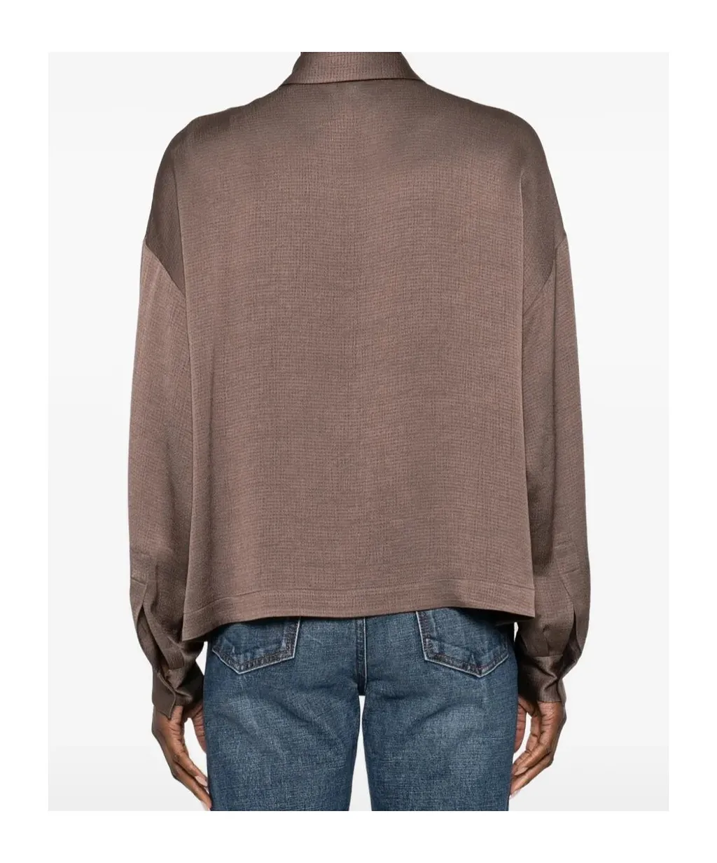 Peserico Textured Long-Sleeve Shirt