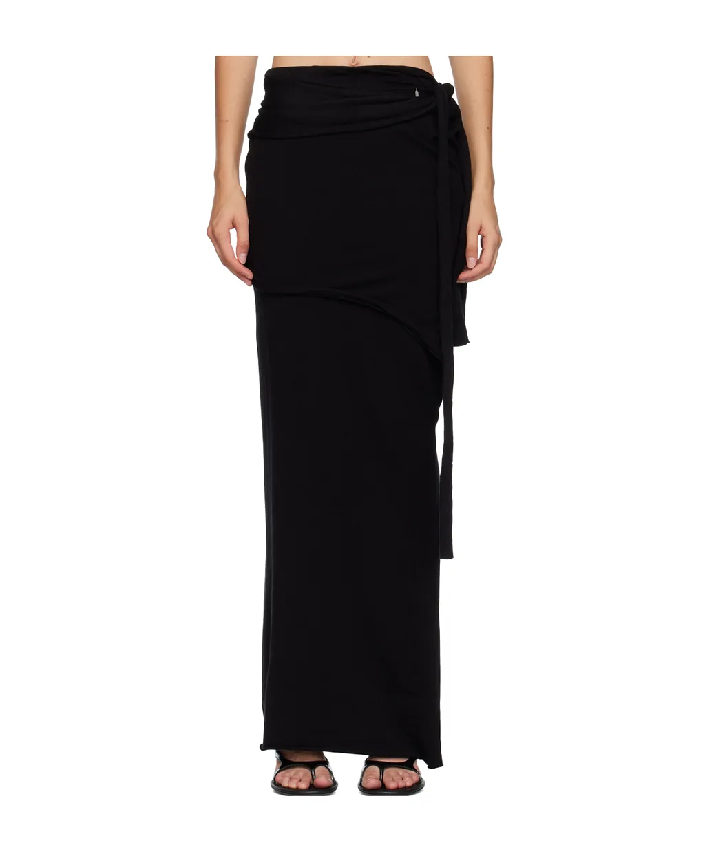 Lounge Drape Long Skirt