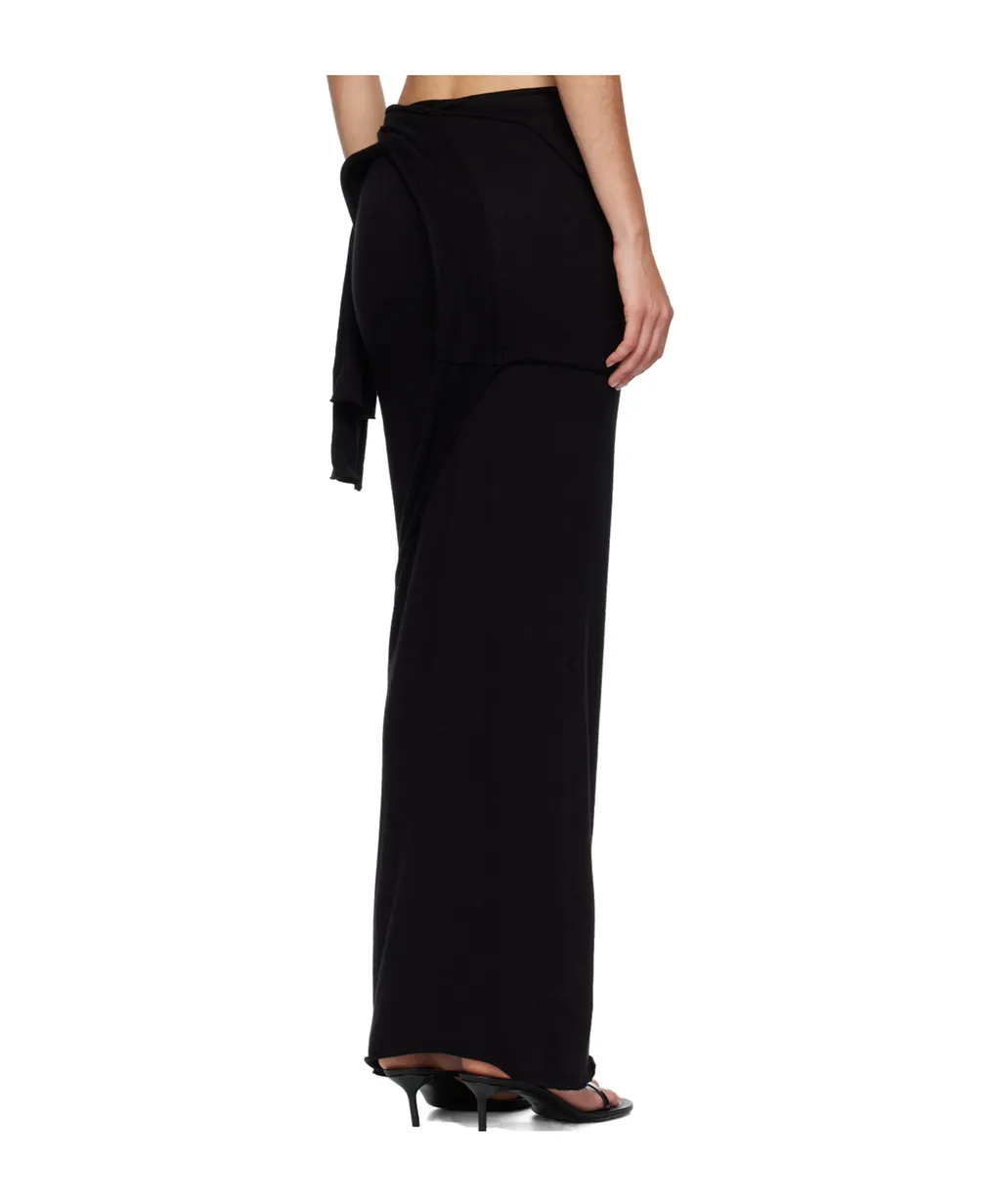 Lounge Drape Long Skirt