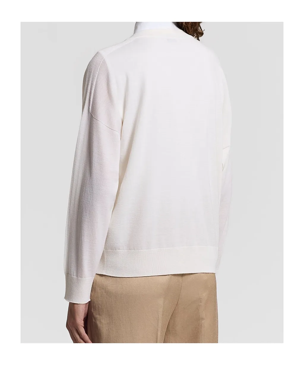 V-Neck Pocket Sweater