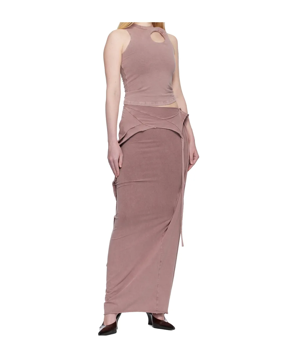 Slit Midi Skirt