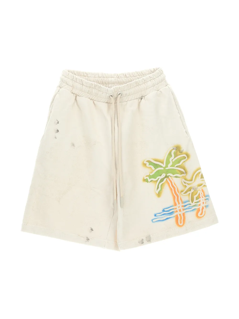 Palm Angels Palm Neon Drawstring Sweatshorts