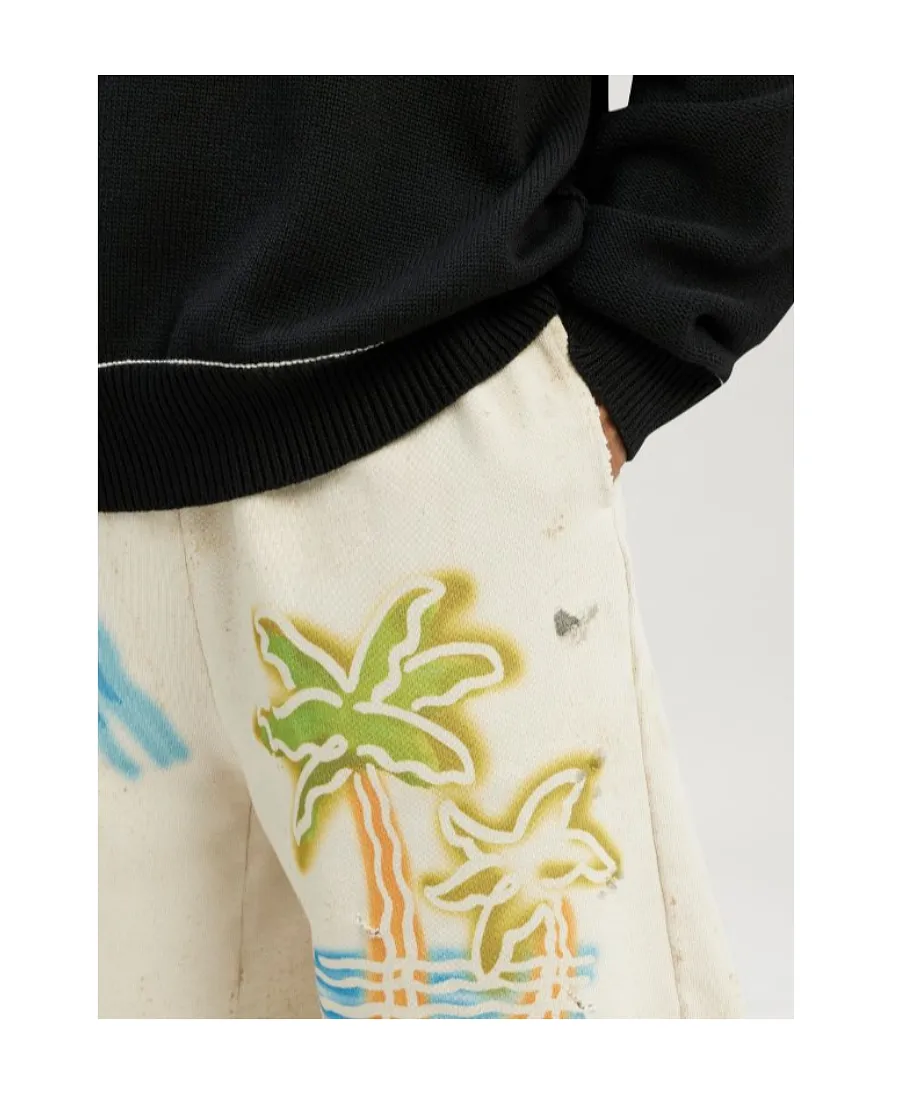 Palm Angels Palm Neon Drawstring Sweatshorts