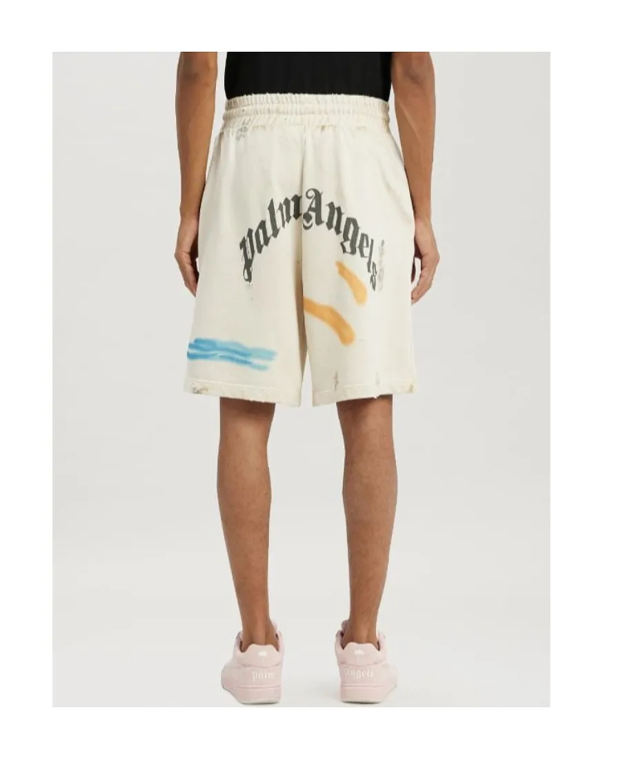 Palm Angels Palm Neon Drawstring Sweatshorts