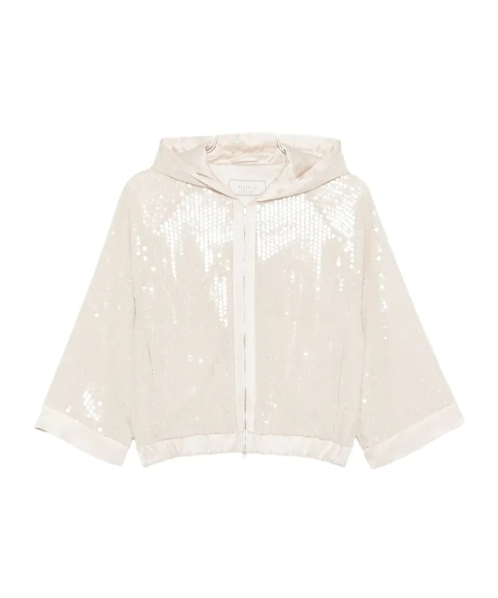 Zip Fastening Hooded Jacket