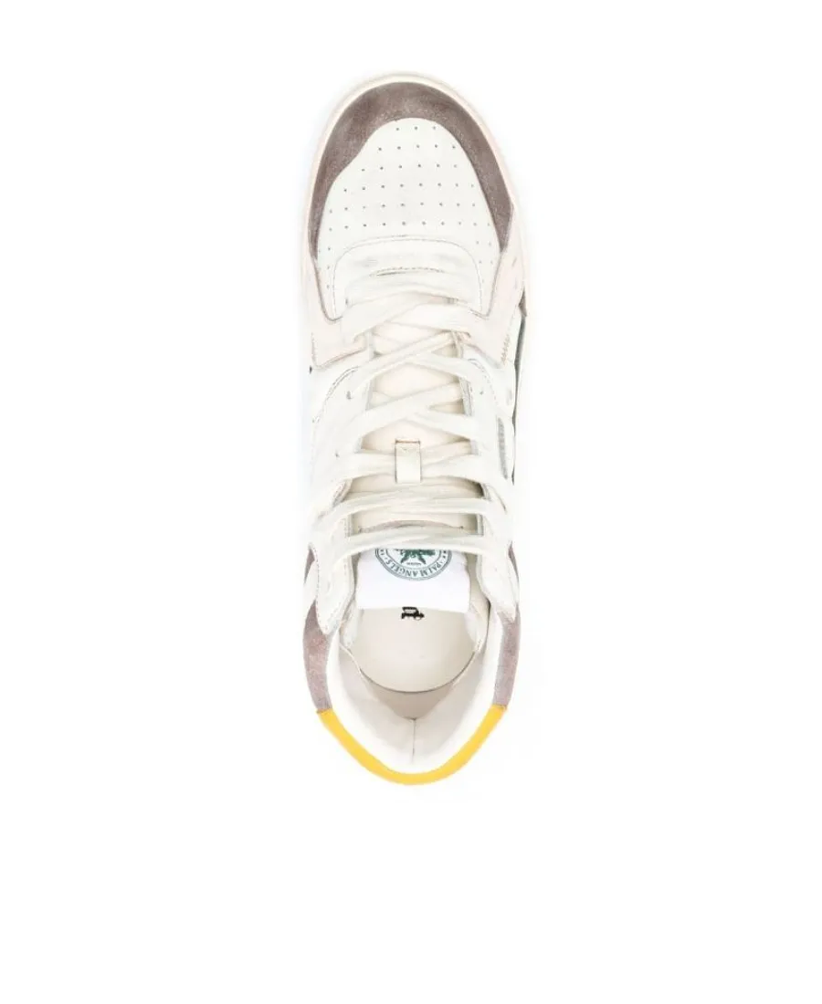 Palm Angels Round Toe Lace-Up Sneakers
