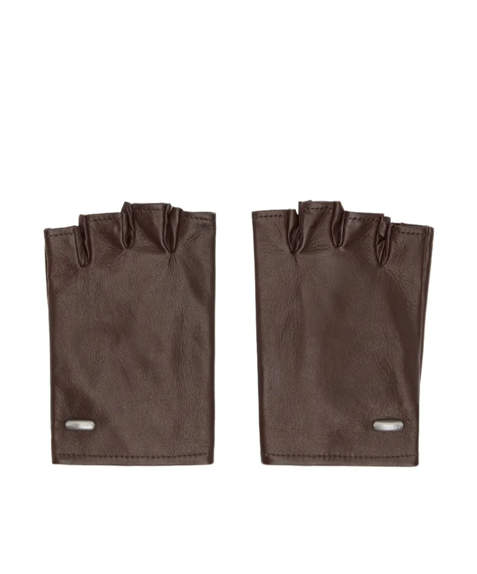 Fingerless Leather Gloves