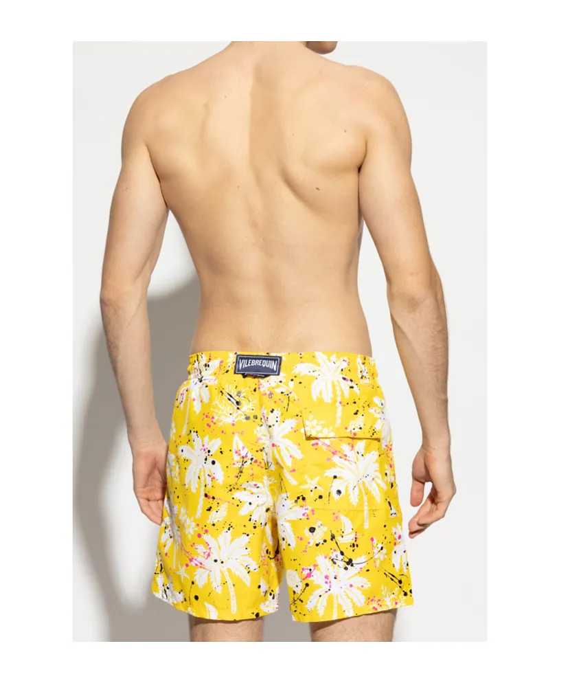 Palm Angels X Vilebrequin Graphic Printed Swim Shorts