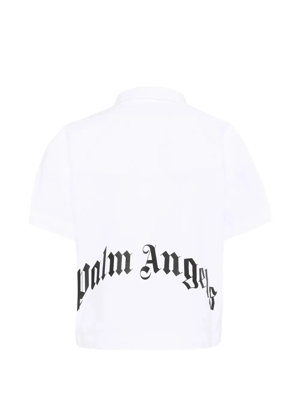 Palm Angels Kids Logo-Patch Buttoned Shirt