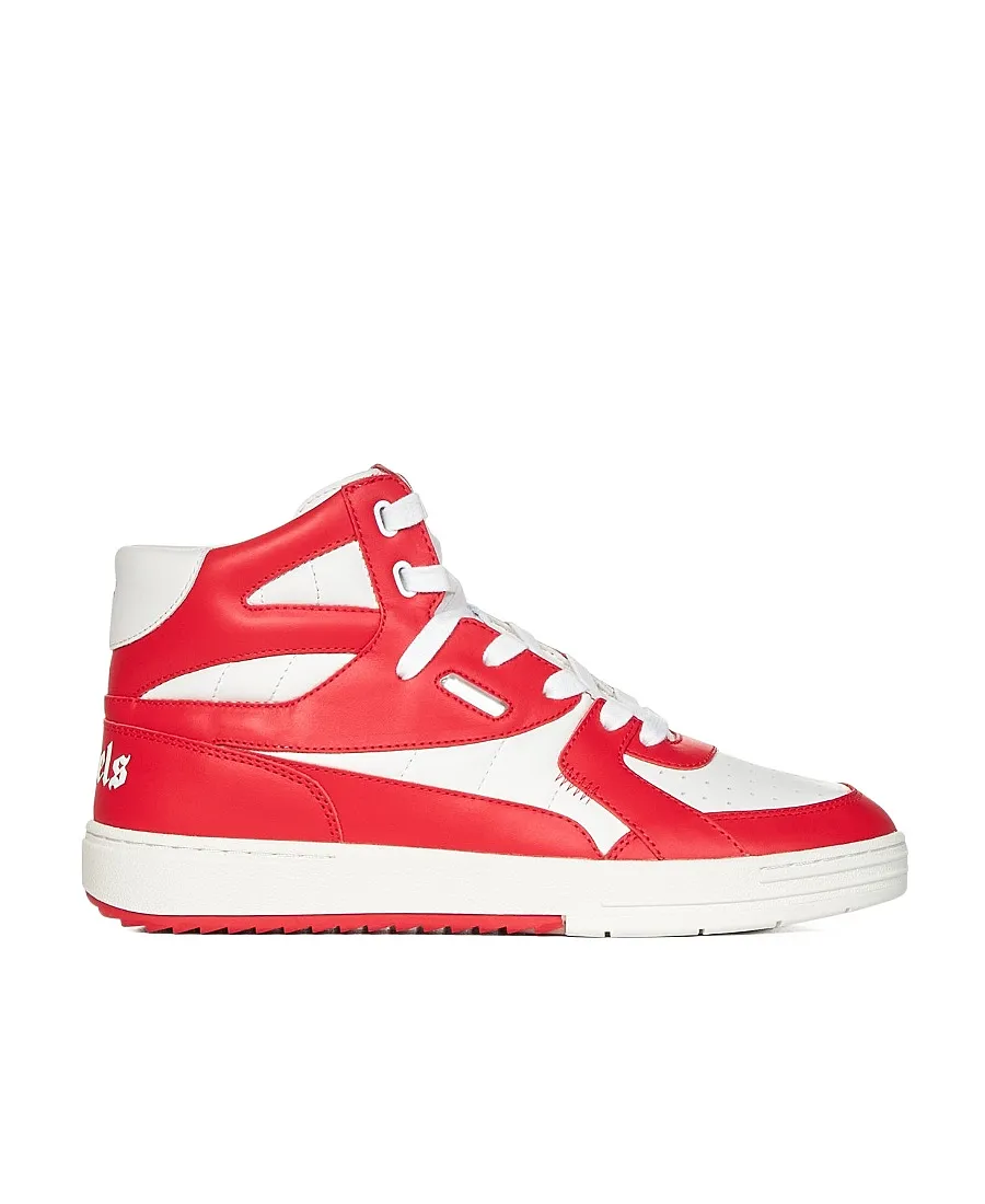 University High-Top Leather Sneakers