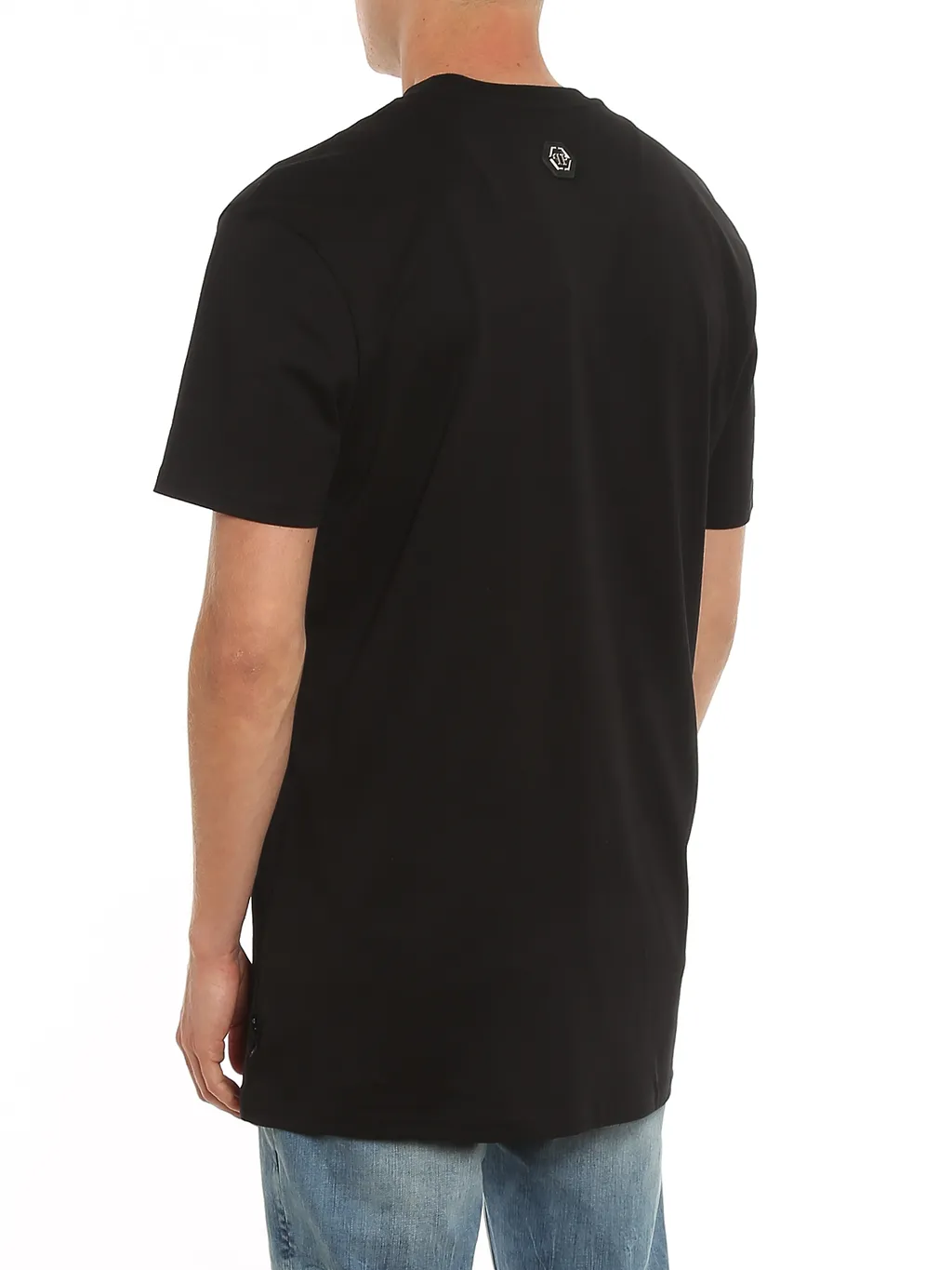 Skull-Appliqué T-Shirt