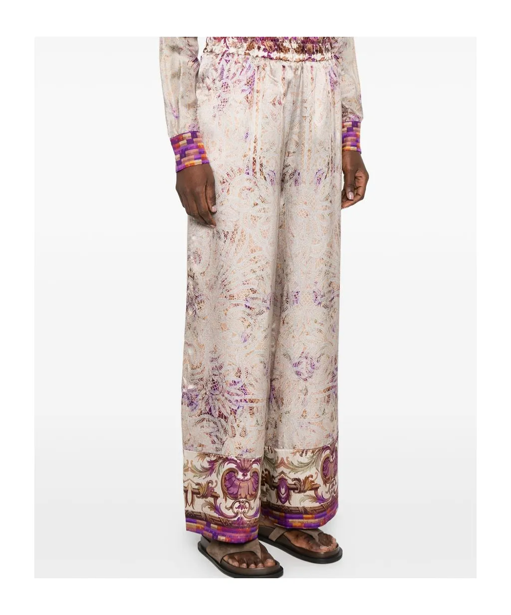 Printed Casual Pants