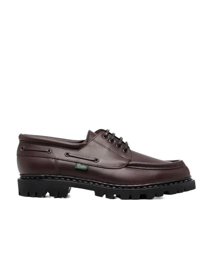 Lace Up Leather Derby Shoes