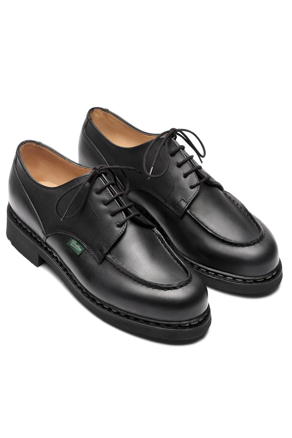 Round-Toed Leather Shoes