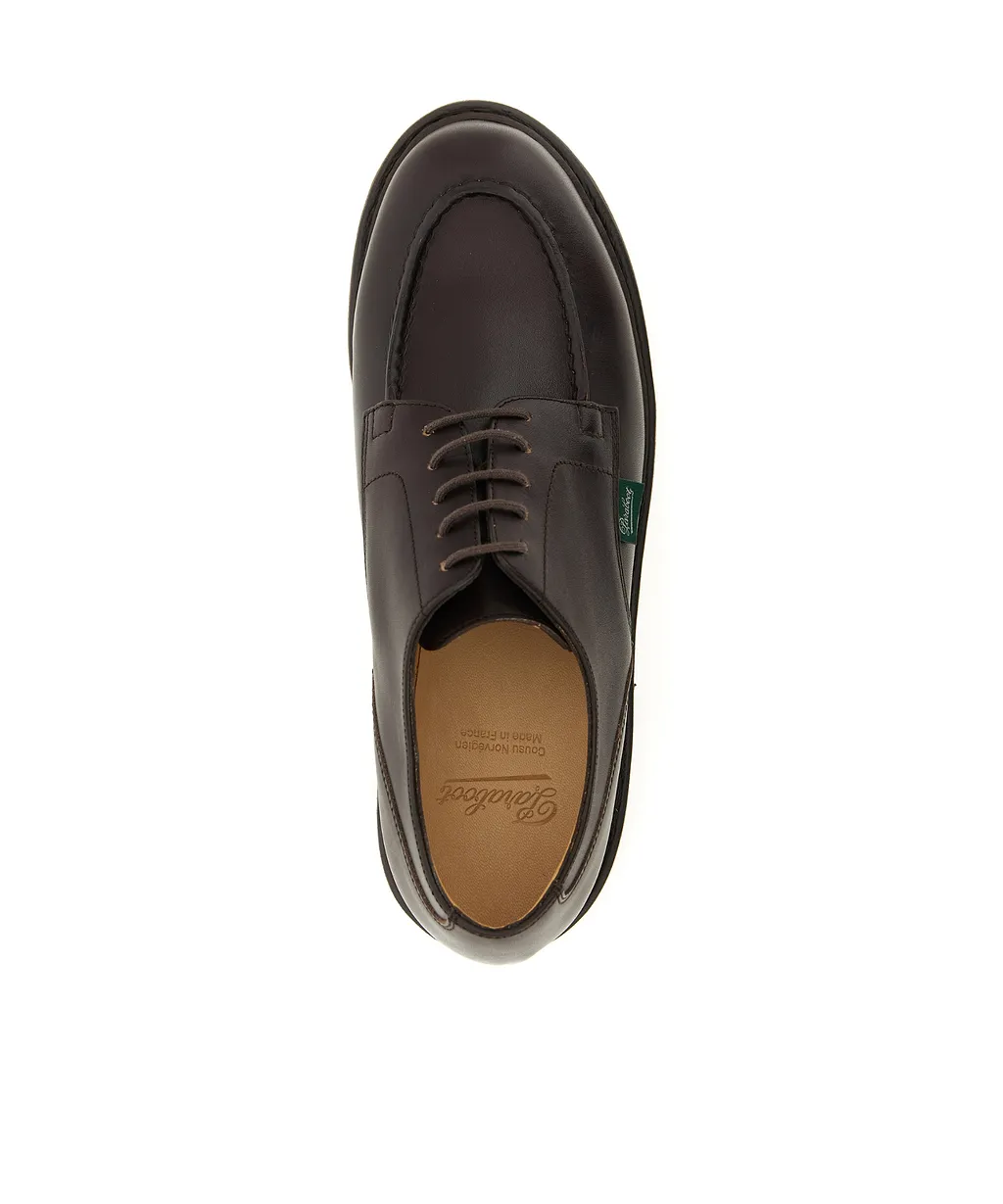 Round-Toe Derby Shoes