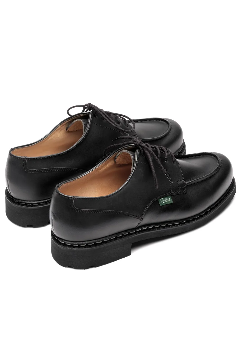 Round-Toed Leather Shoes