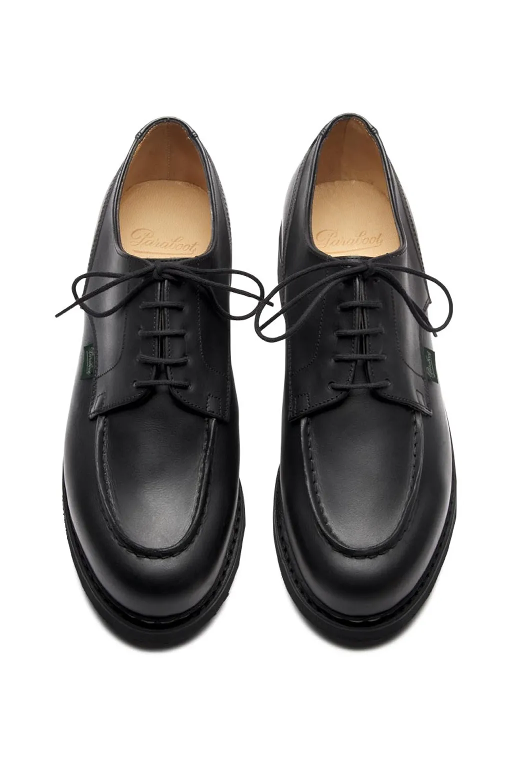 Round-Toed Leather Shoes