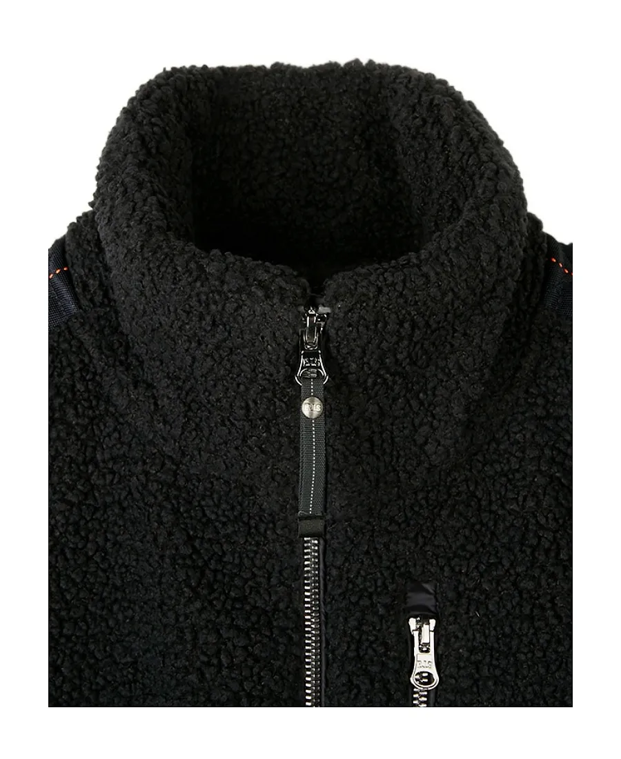 Patch Standing Collar Casual Coat